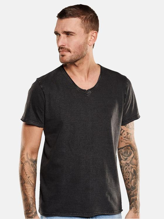 emilio adani Herren T-Shirt regular Grau 35057