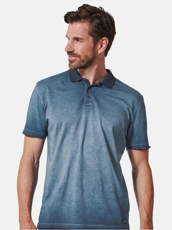 engbers Herren Polo-Shirt regular Blau 35068