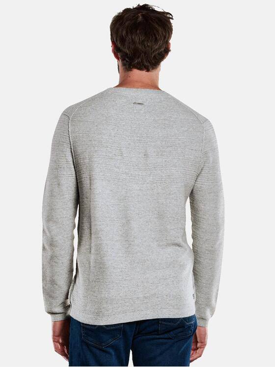 engbers Herren Pullover meliert Silbergrau 33454