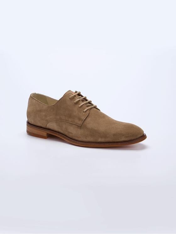 emilio adani Herren Halbschuh aus Velours-Leder Braun 36734