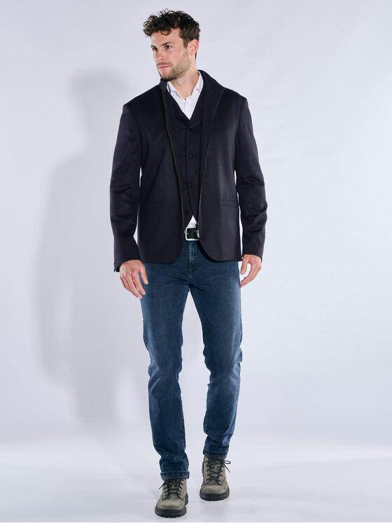 emilio adani Herren Sakko aus italienischem Garn Saphirblau 39141