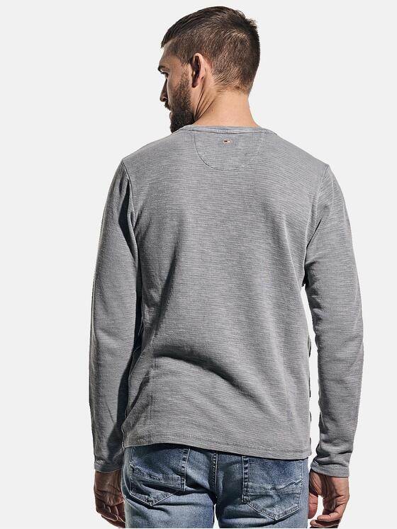 emilio adani Herren Rundhals Shirt Grau 30935