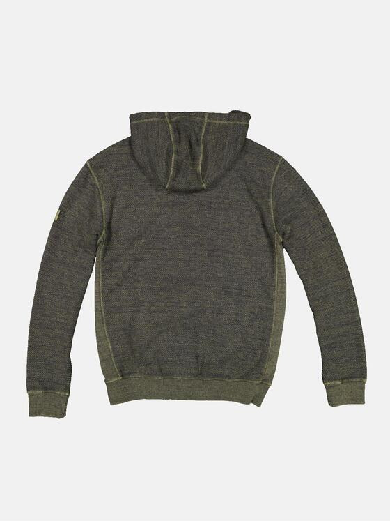 engbers Herren Sweatjacke mit Kapuze Oliv 33736
