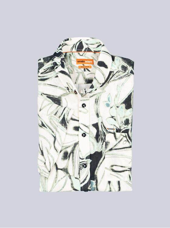 emilio adani Herren Hemd kurzarm Hellgruen 38990
