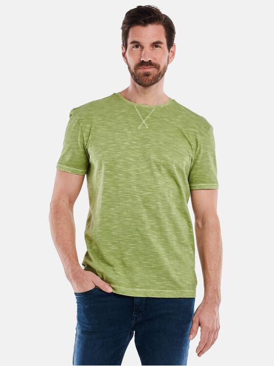 engbers Herren T-Shirt meliert Hellgruen 35126