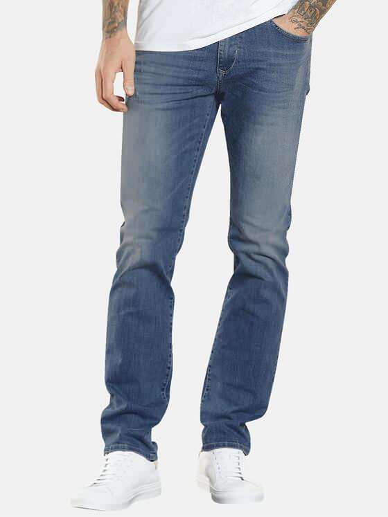emilio adani Herren Jeans slim fit Blau 34250