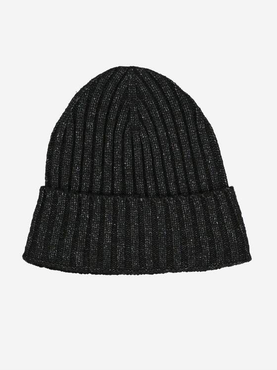 emilio adani Herren Mütze Basic Schwarz 37897