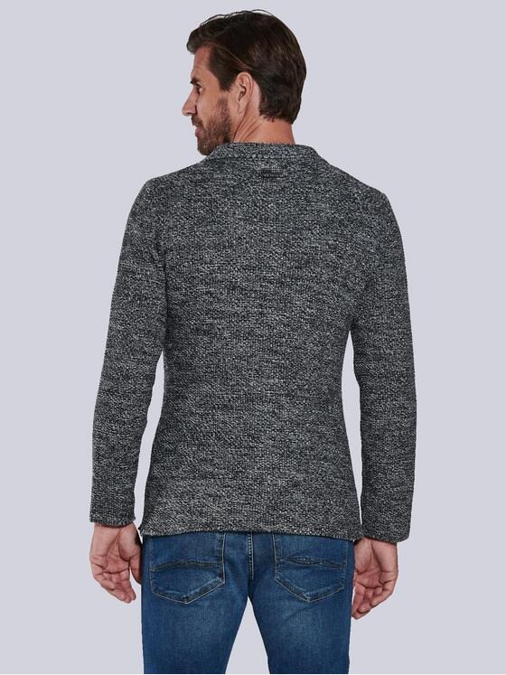 engbers Herren Strick-Sakko regular Grau 36139