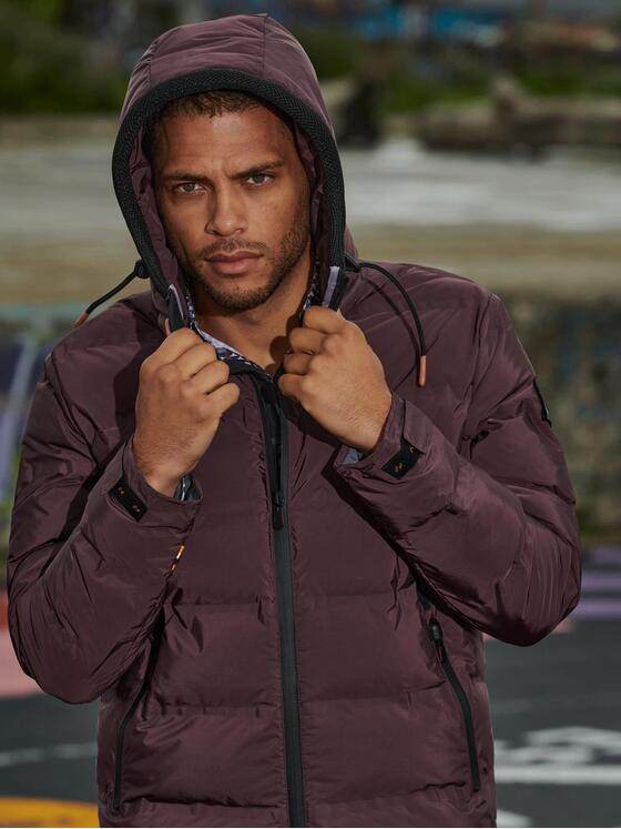 emilio adani Herren Jacke mit wasserdichten Zippern Rot 32252