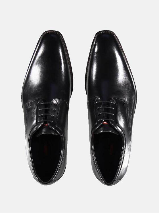 emilio adani Herren Modischer Business-Schuh Schwarz 30309