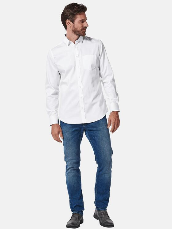 engbers Herren Langarm-Hemd "My Favorite" Reinweiss 36359