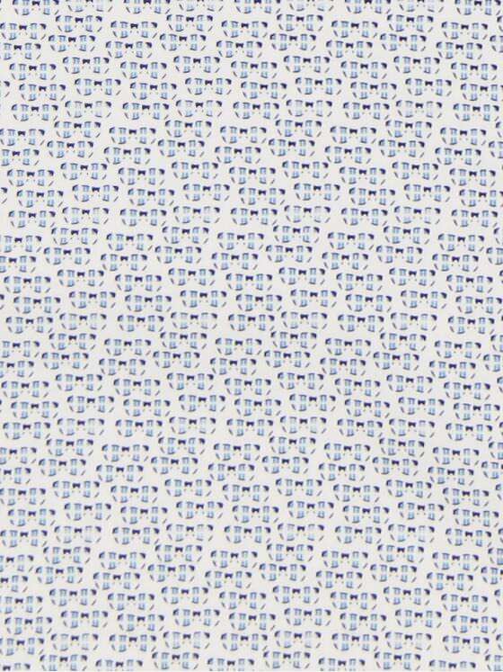 emilio adani Herren Kurzarmhemd mit sommerlichem Sonnenbrillen Druck Himmelblau 29741