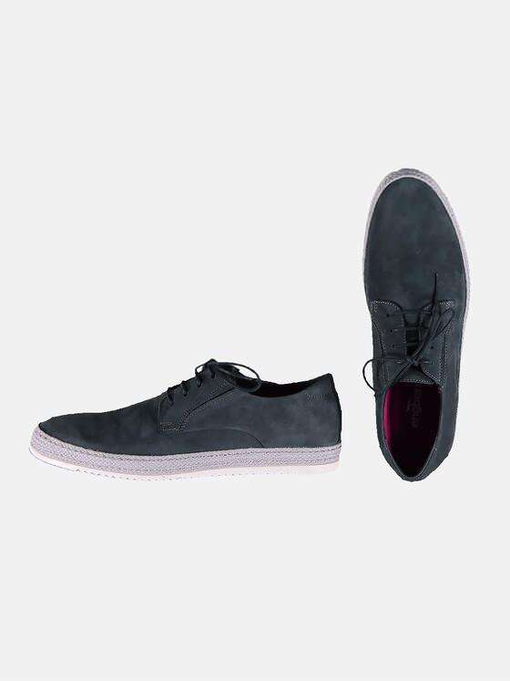 engbers Herren Schnürschuh mit extra softer Innensohle Saphirblau 31051