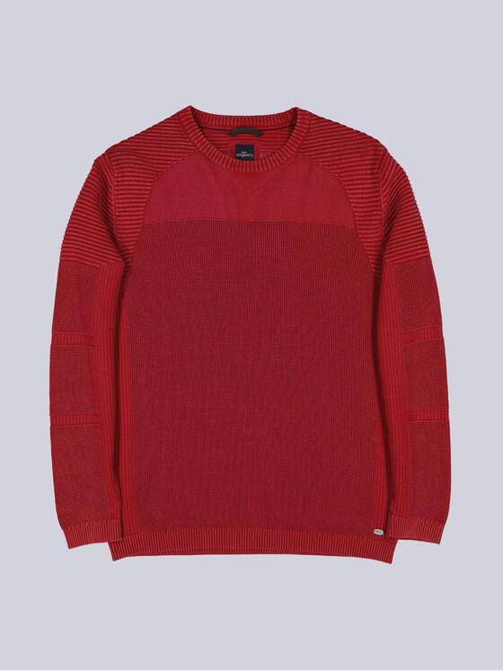 engbers Herren Pullover aus Baumwolle Rot 39508