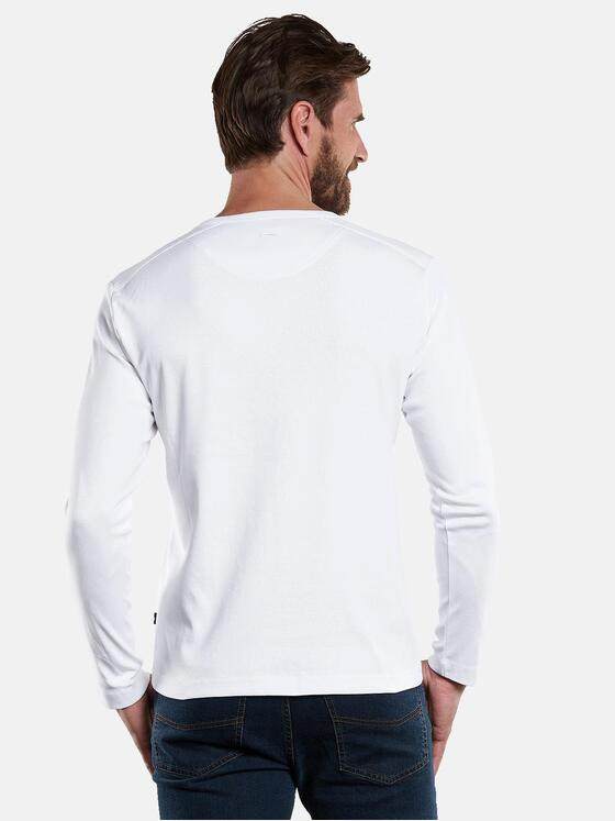 engbers Herren Langarm-Shirt "My Favorite" organic Weiß 36286