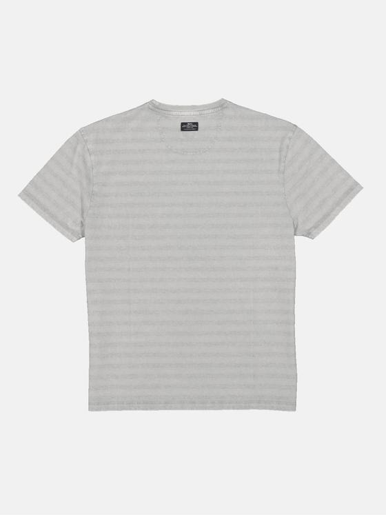 engbers Herren T-Shirt gestreift Grau 34327