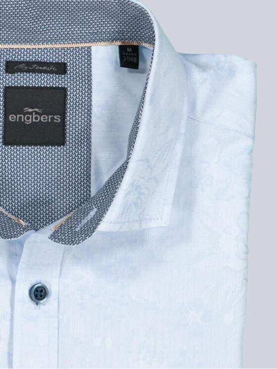 engbers Herren Kurzarm-Hemd "My Favorite" Hellblau 38509