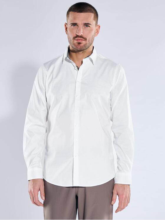 emilio adani Herren Hemd "My Favorite" Reinweiss 40502