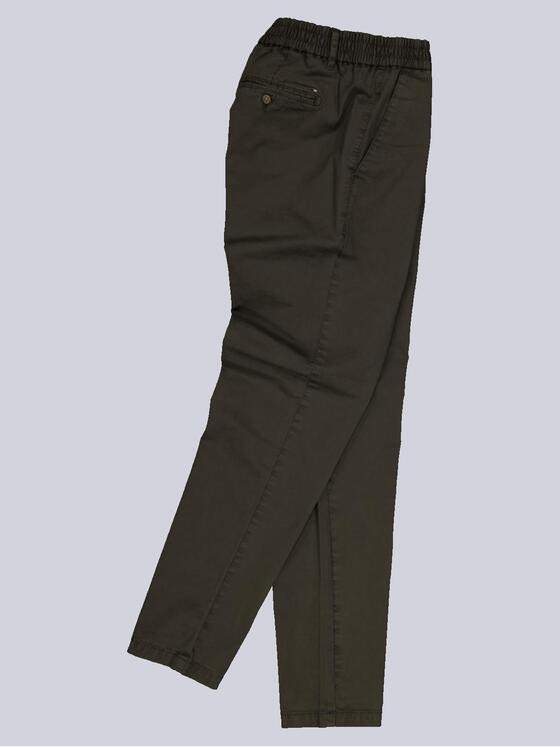 emilio adani Herren Chino mit Gummibund Grün 35256
