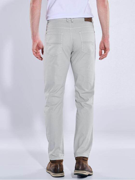 engbers Herren 5-Pocket-Hose regular Silbergrau 38263
