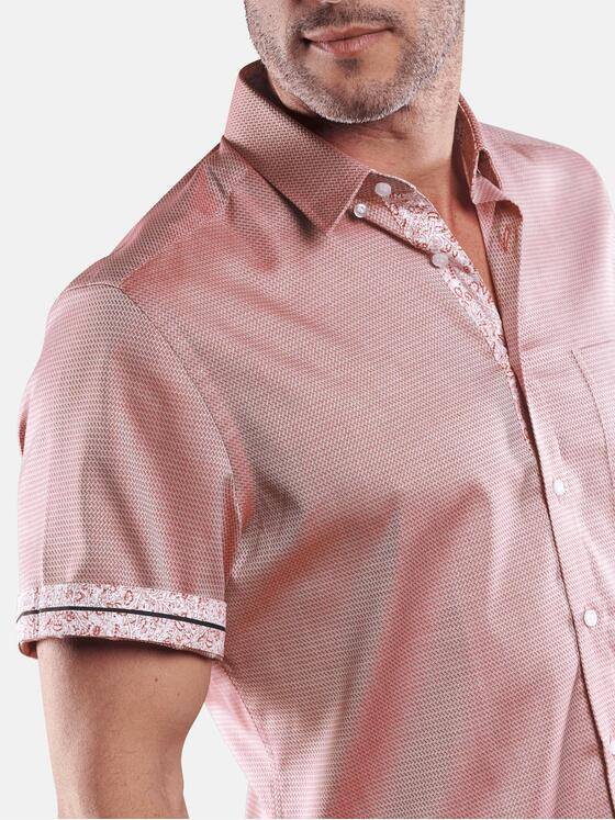 engbers Herren 100% bügelfreies Hemd Bordeaux 29453