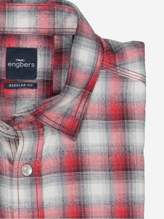 engbers Herren Karohemd Rot 37988