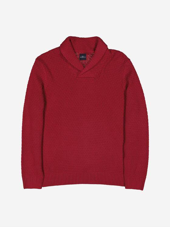 engbers Herren Pullover regular Feuerrot 37616