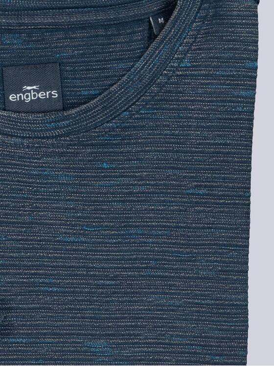 engbers Herren T-Shirt strukturiert Saphirblau 36156