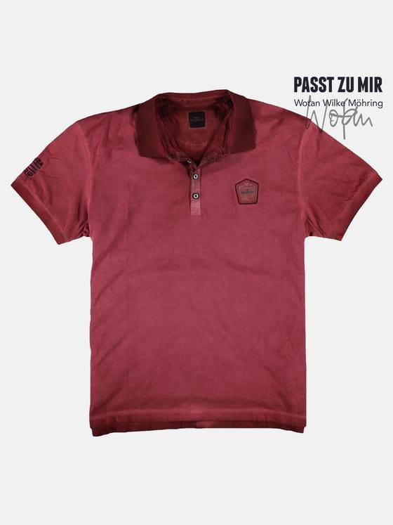 engbers Herren Poloshirt Rubinrot 23409