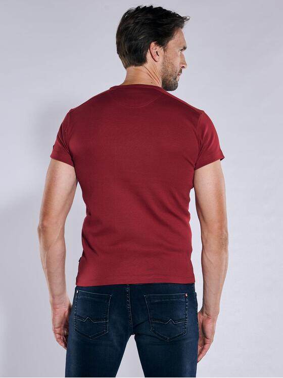 engbers Herren T-Shirt "My Favorite" organic Dunkelrot 37782
