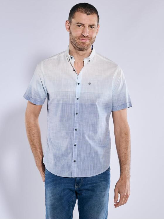 engbers Herren Kurzarm-Hemd regular Blau 37024