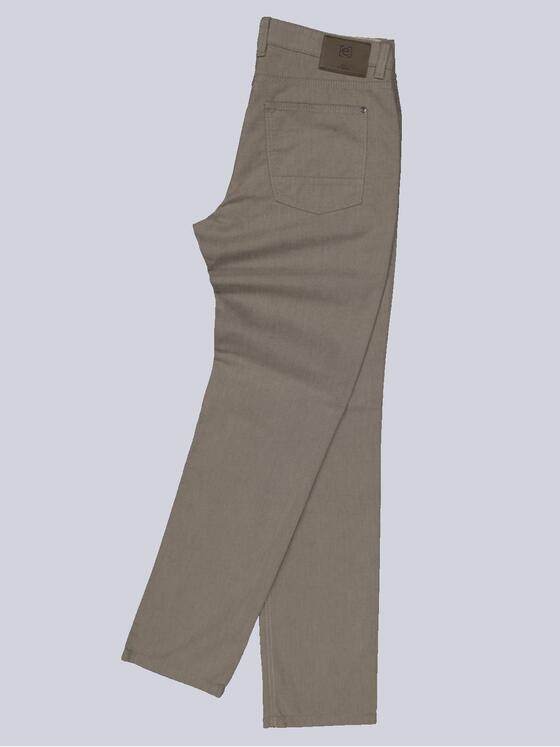 engbers Herren 5-Pocket Hose regular Braunbeige 34224