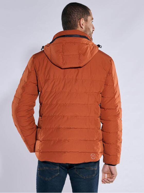 engbers Herren Steppjacke mit abnehmbarer Kapuze Orange 37411