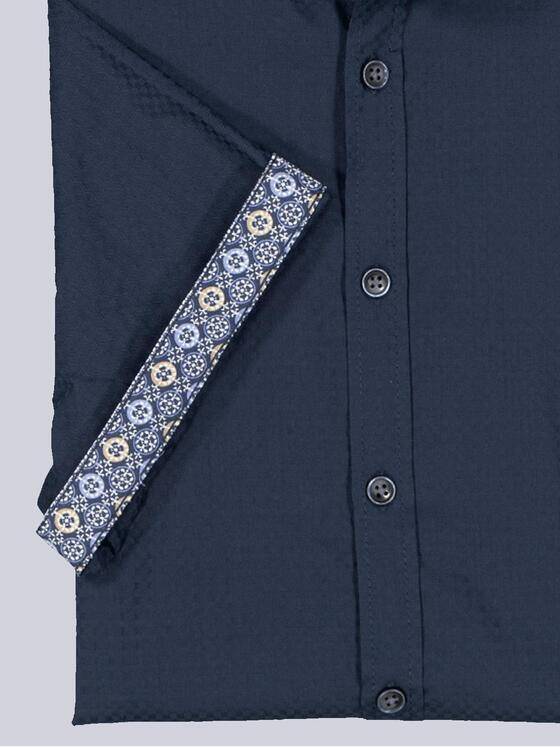engbers Herren Kurzarm-Hemd "My Favorite" Blau 36300