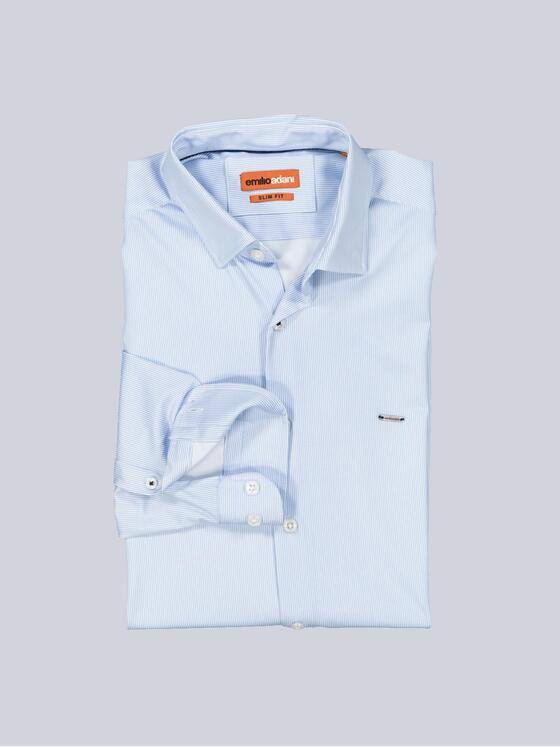 emilio adani Herren Funktionshemd langarm Blau 35553