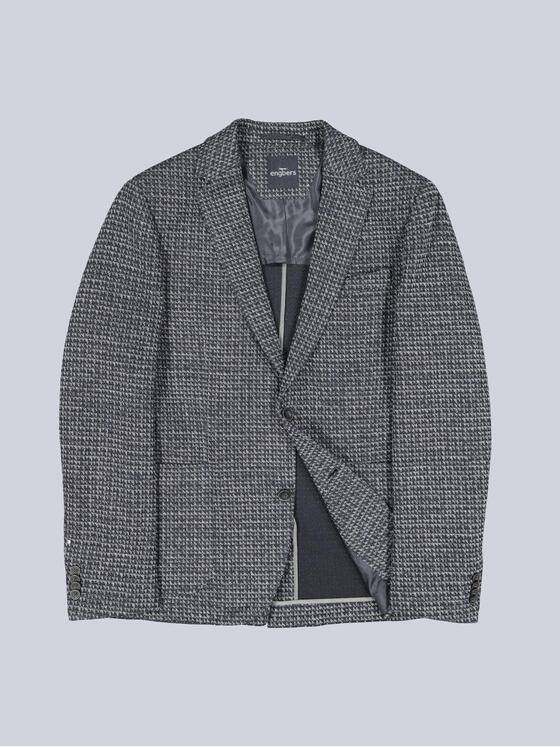 engbers Herren Freizeit-Sakko gemustert Saphirblau 39416