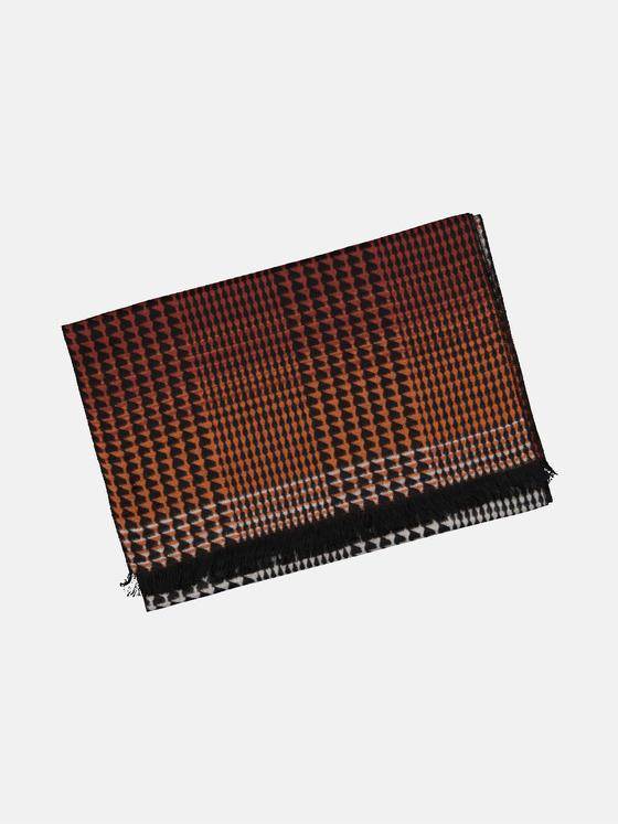 engbers Herren Schal gemustert Rostorange 33886