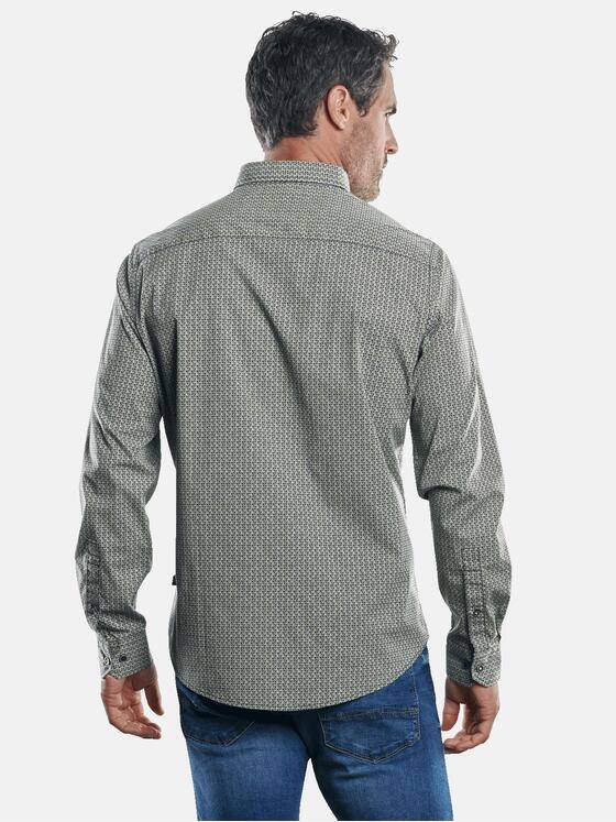 engbers Herren Printhemd Limonengelb 30375