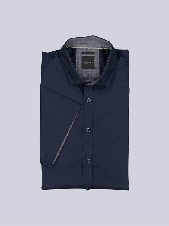 engbers Herren Kurzarm-Hemd "My Favorite" Saphirblau 38508