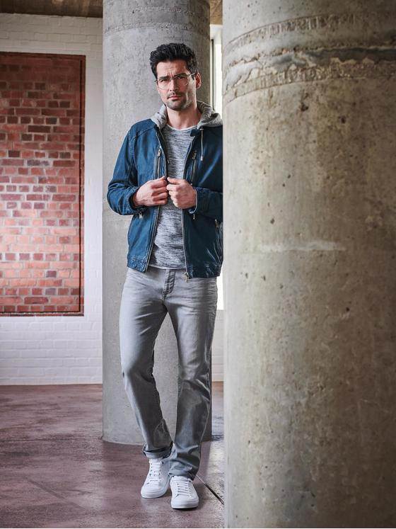 engbers Herren Lederjacke Indigoblau 31034