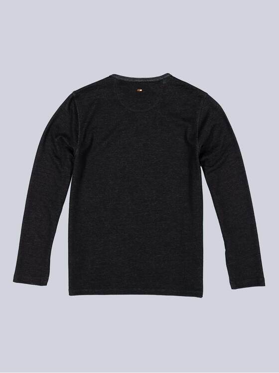 emilio adani Herren Pullover uni Schwarz 35621
