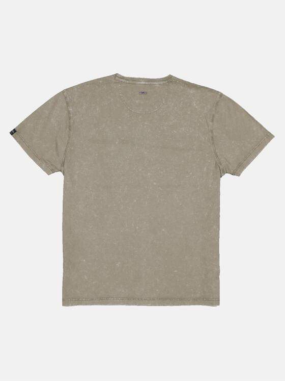 engbers Herren T-Shirt uni Braunbeige 33405