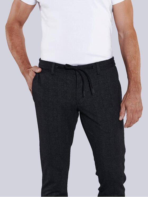 engbers Herren Chino mit Tunnelzug Grau 35576