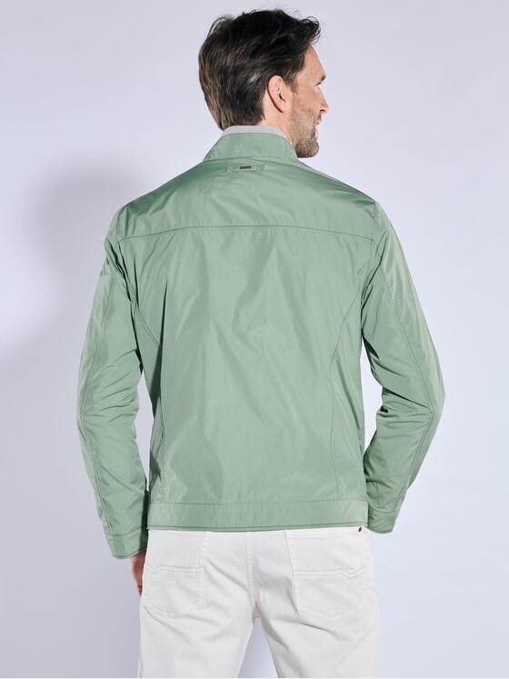 engbers Herren Blouson-Jacke mit Kontrastdetails Hellgruen 38367