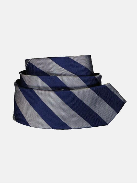 engbers Herren Krawatte gestreift Blau 34731
