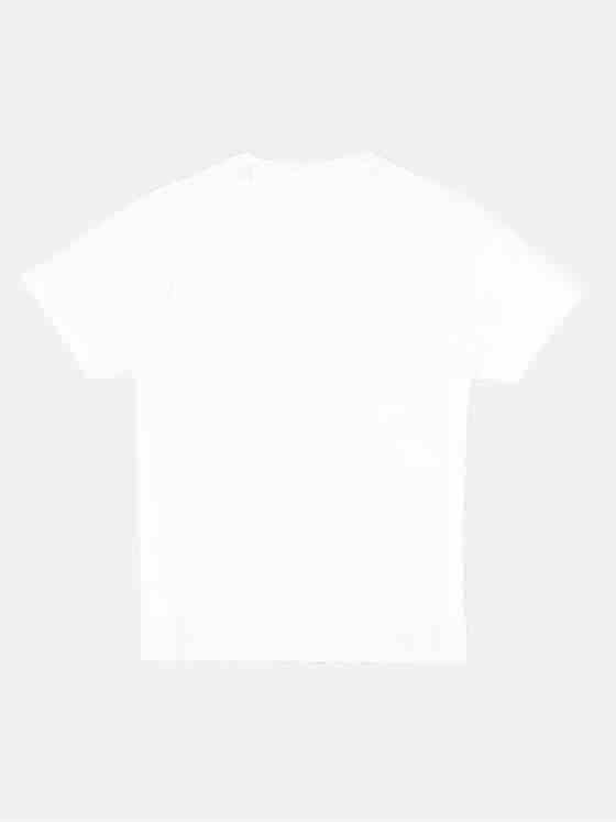 emilio adani Herren T-Shirt mit Statement-Print Weiß 32762