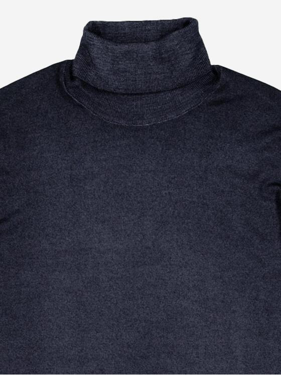 engbers Herren Pullover mit Rollkragen Blau 37798