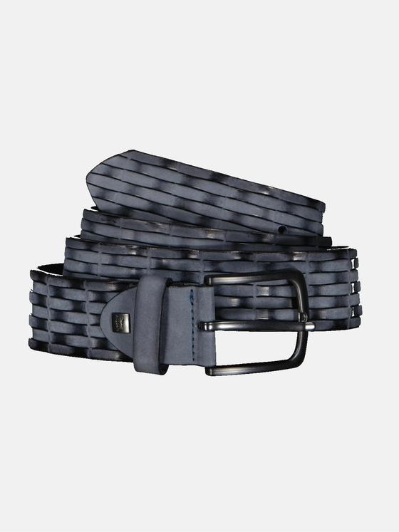 engbers Herren Ledergürtel Dunkelgrau 34894