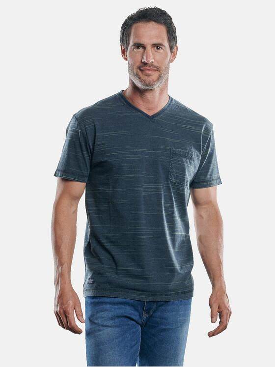 engbers Herren V-Neck T-Shirt Türkis 30271