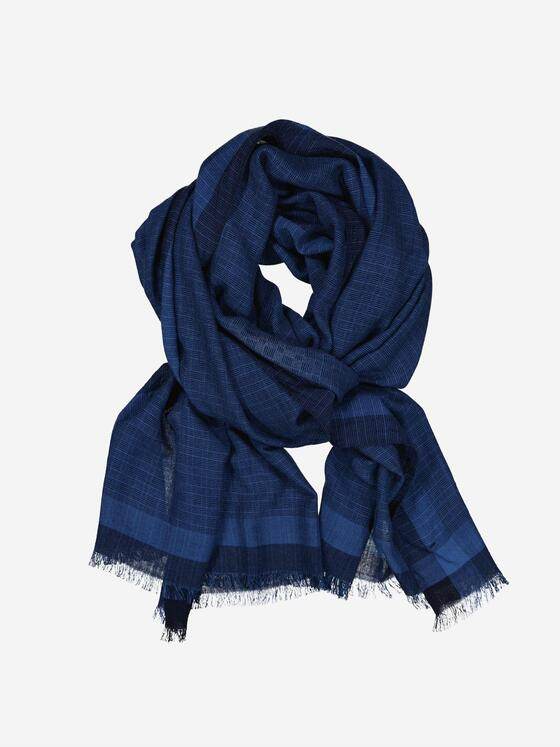 engbers Herren Schal gemustert Brilliantblau 37923